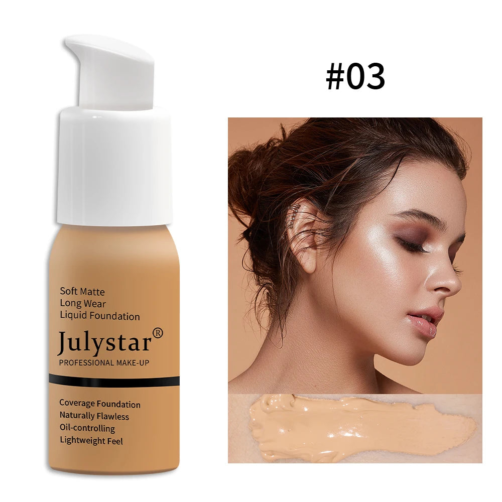 Base de maquillaje en crema con control de grasa y larga duración, no se apelmaza