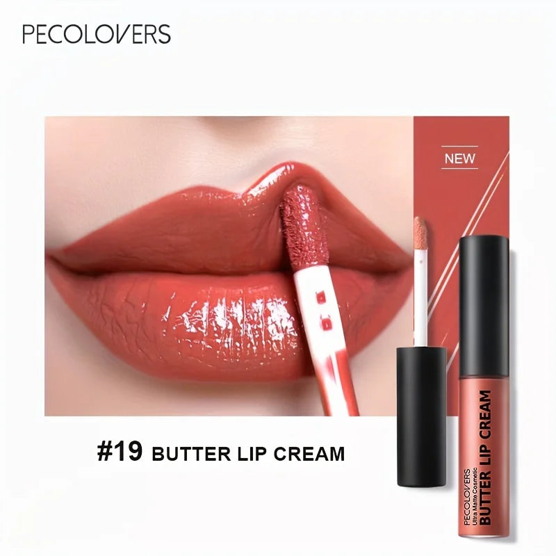 Brillo labial líquido no pegajoso, hidratante y con alta pigmentación para un maquillaje de labios sensual