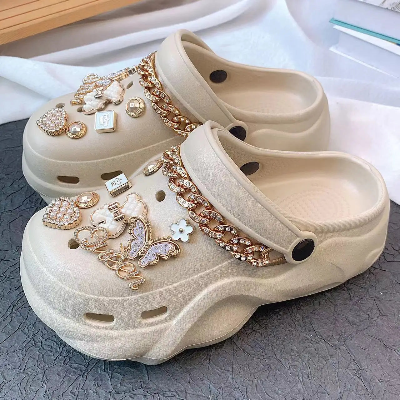 Sandalias Crocs Butterfly bear