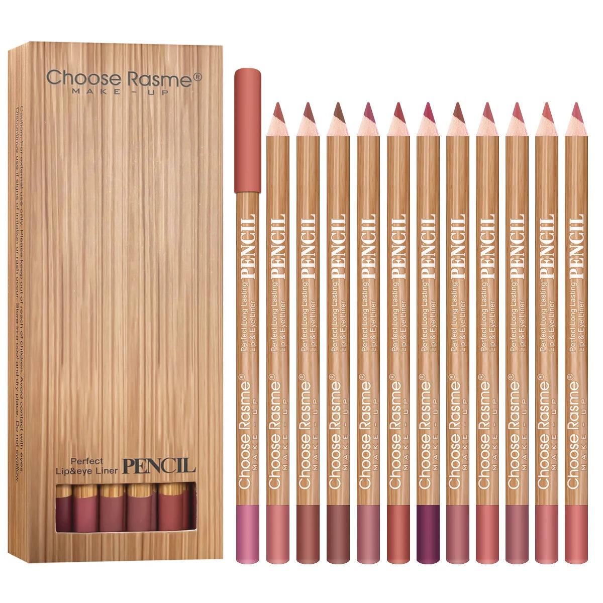 Delineador de labios enriquecido, hidratante con ajuste tridimensional fino, sedoso y transparente