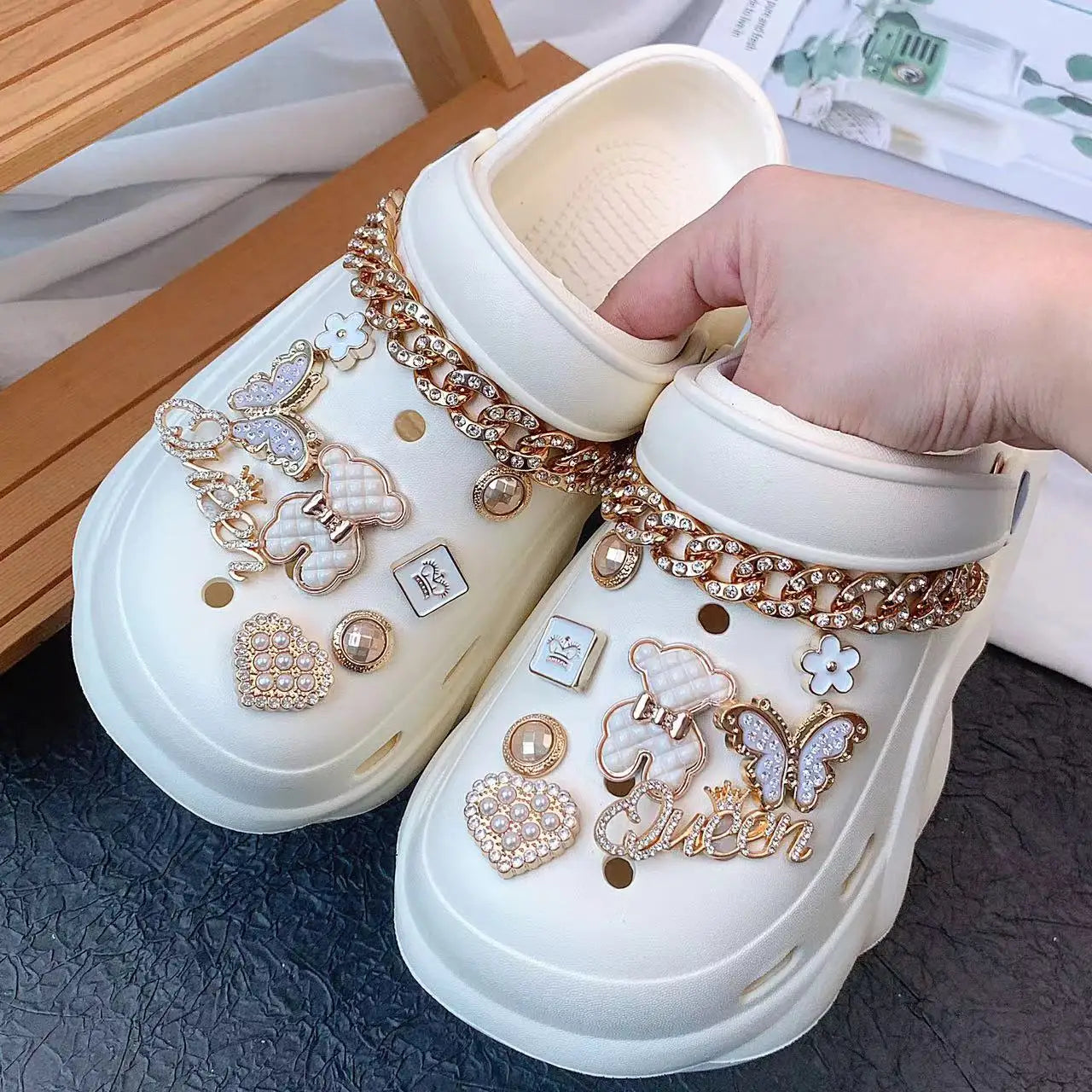 Sandalias Crocs Butterfly bear