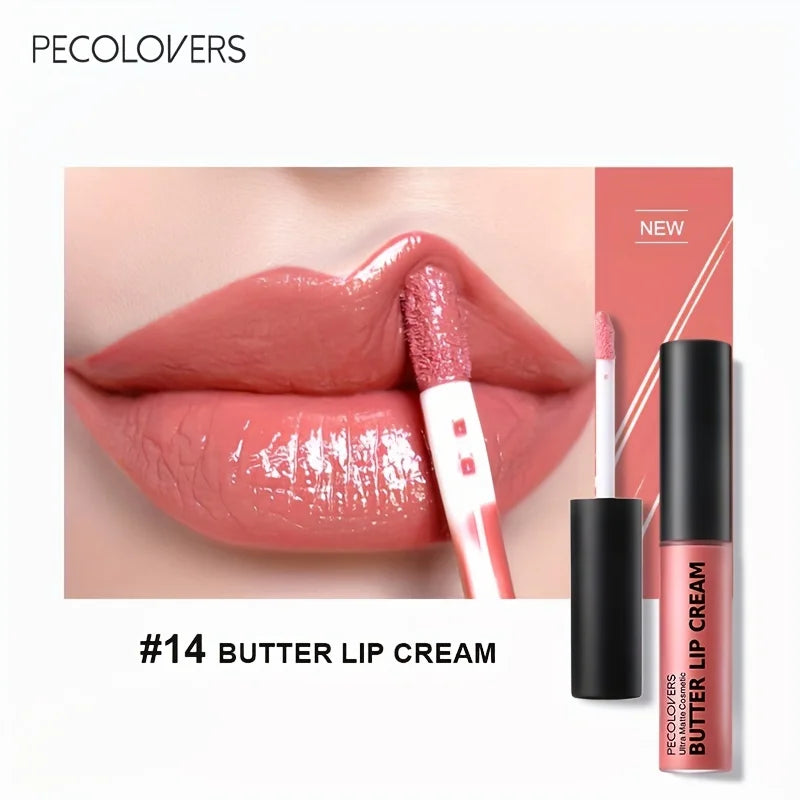 Brillo labial líquido no pegajoso, hidratante y con alta pigmentación para un maquillaje de labios sensual