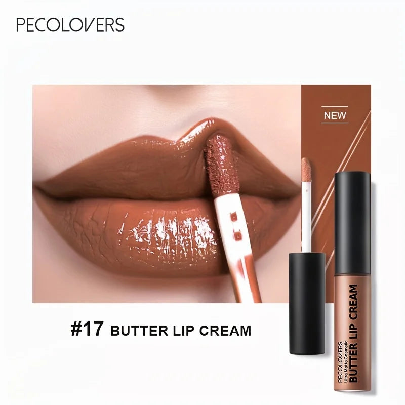 Brillo labial líquido no pegajoso, hidratante y con alta pigmentación para un maquillaje de labios sensual