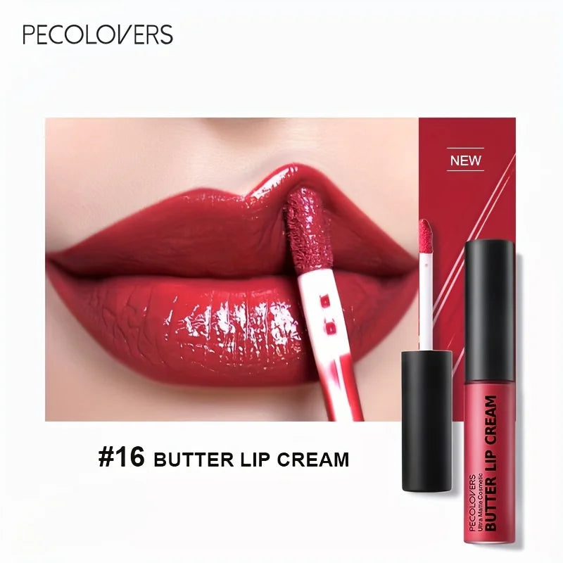 Brillo labial líquido no pegajoso, hidratante y con alta pigmentación para un maquillaje de labios sensual