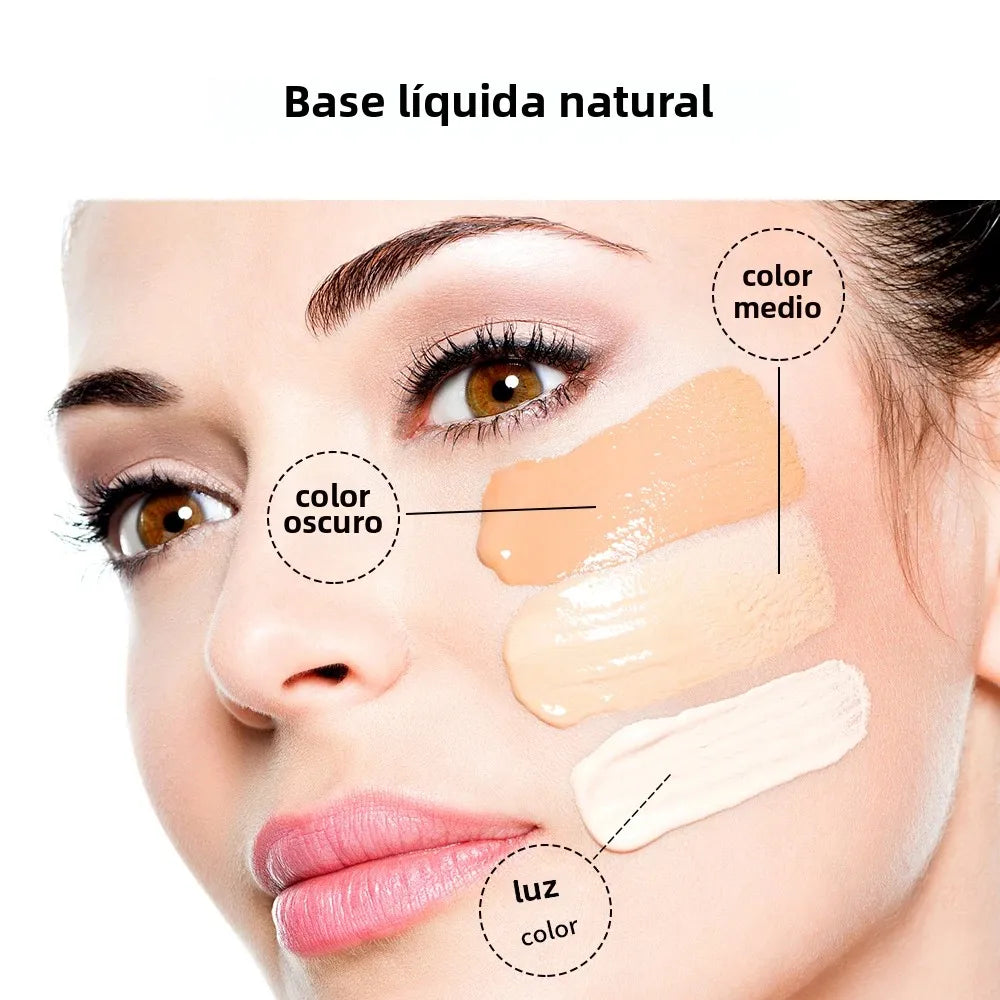 Base de maquillaje en crema con control de grasa y larga duración, no se apelmaza