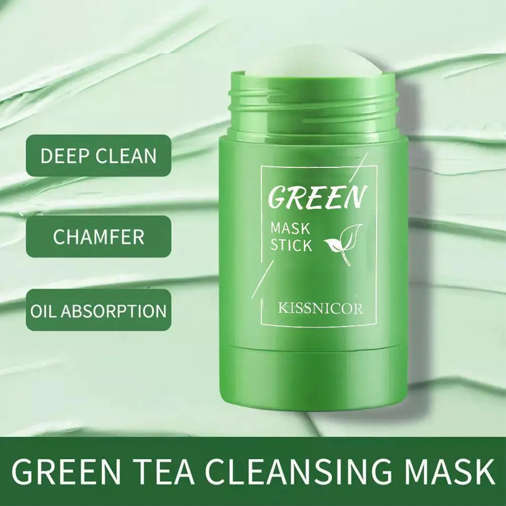 Mascarilla facial limpiadora de té verde con hidratante facial que reduce los poros y elimina puntos negros profundos