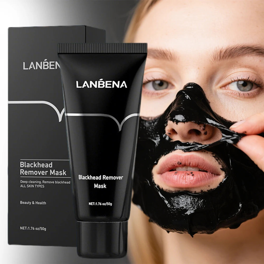 Mascarilla facial limpiadora de puntos negros, hidratante de limpieza profunda para reducir los poros, exfoliante para el cuidado de la piel