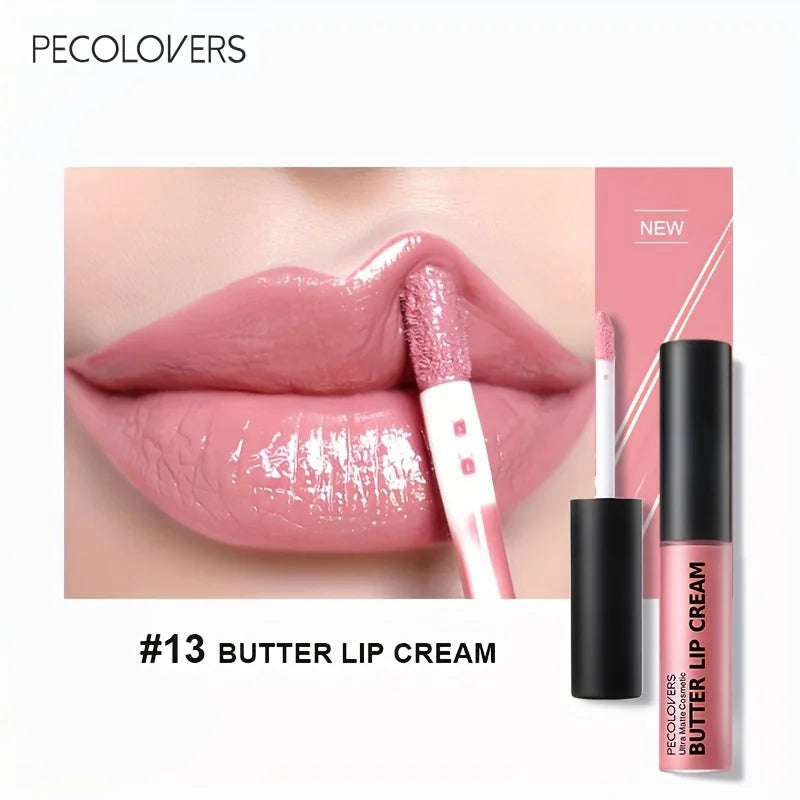 Brillo labial líquido no pegajoso, hidratante y con alta pigmentación para un maquillaje de labios sensual