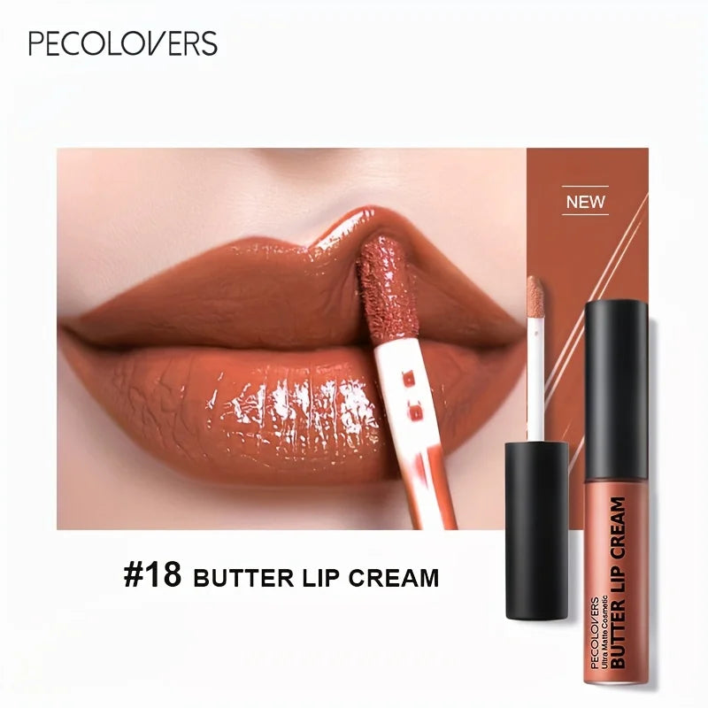 Brillo labial líquido no pegajoso, hidratante y con alta pigmentación para un maquillaje de labios sensual