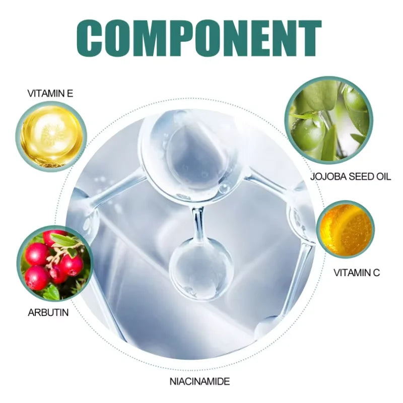 Serum eliminador de manchas oscuras, blanqueador, corrección de melanina y antipigmentación