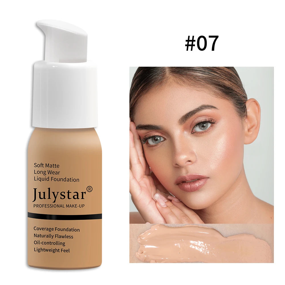 Base de maquillaje en crema con control de grasa y larga duración, no se apelmaza