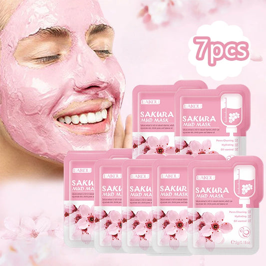 Mascarilla facial de arcilla, limpieza profunda, elimina puntos negros, control de grasa, paquetes hidratantes