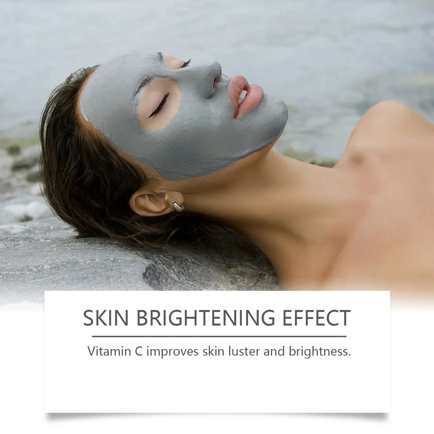 Mascarilla facial de limpieza profunda con barro del mar muerto, iluminadora, hidratante, control de grasa, calmante, reparadora de la piel, elimina puntos negros y acné