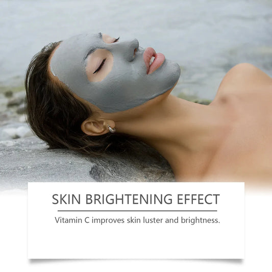Mascarilla facial de limpieza profunda con barro del mar muerto, iluminadora, hidratante, control de grasa, calmante, reparadora de la piel, elimina puntos negros y acné