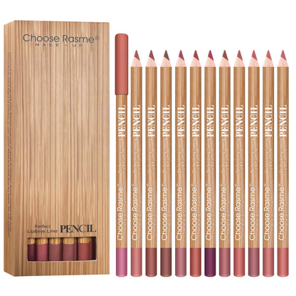 Delineador de labios enriquecido, hidratante con ajuste tridimensional fino, sedoso y transparente