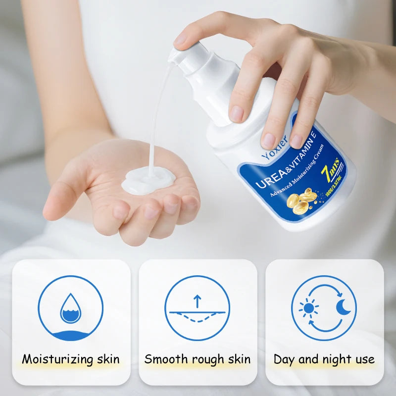 Crema hidratante reparadora de urea, queratosis, Pilaris, eliminación de pollo, limpieza de la piel y manchas de acné 100g