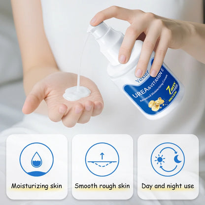 Crema hidratante reparadora de urea, queratosis, Pilaris, eliminación de pollo, limpieza de la piel y manchas de acné 100g