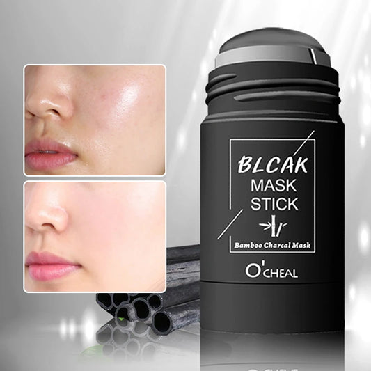 Mascarilla facial sólida, limpieza poros, hidratación, película de barro, control de grasa, reposición profunda