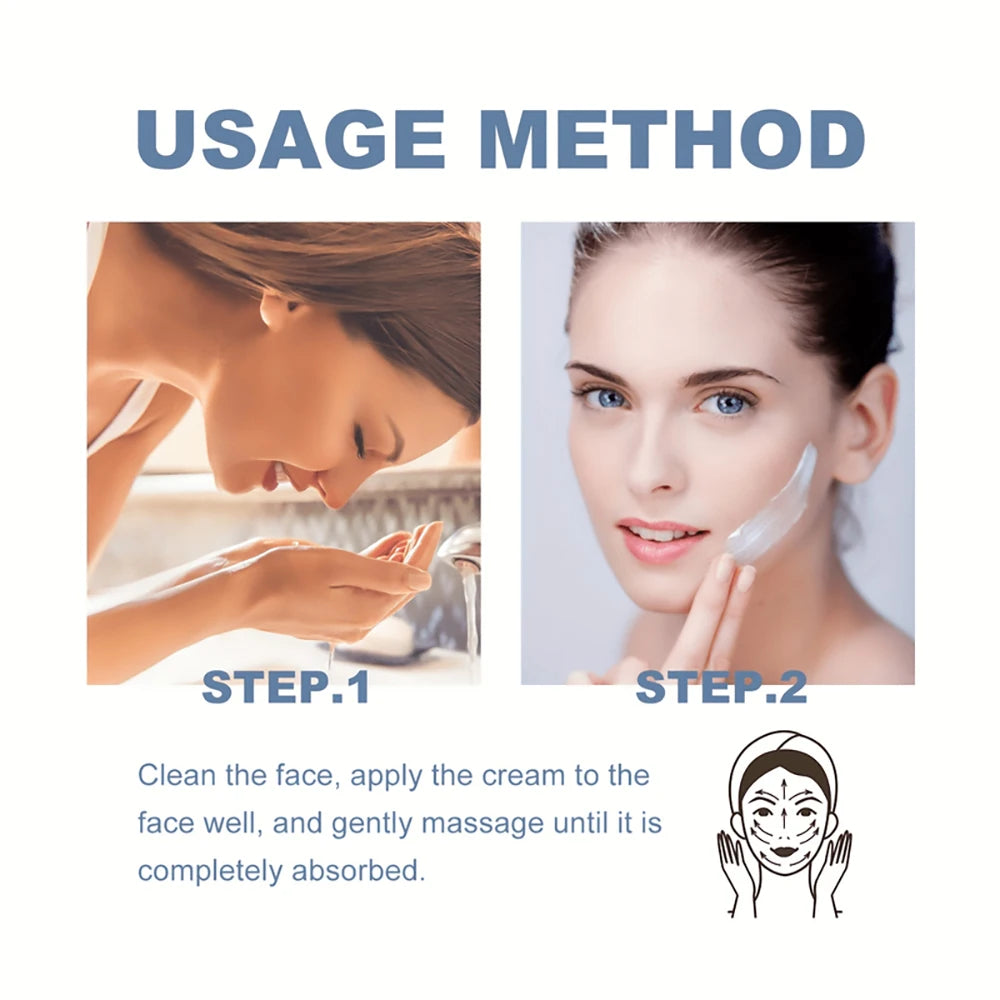 Crema facial hidratante nutritiva con retinol para suavizar las arrugas, atenuar las manchas y reafirmar la piel fina