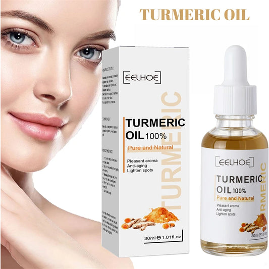 Serum facial de cúrcuma con esencia para reducir los poros, repara la melanina, ilumina, hidrata, nutre y atenúa las manchas oscuras.