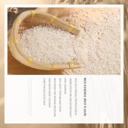 Serum de pulpa de arroz crudo, con esencia facial, ácido hialurónico, hidratante, blanqueador y antiarrugas para cuidado facial