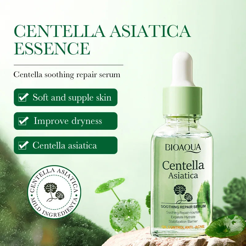 Serum facial para cuidado de la piel con esencia hidratante y reafirmante para reparación facial