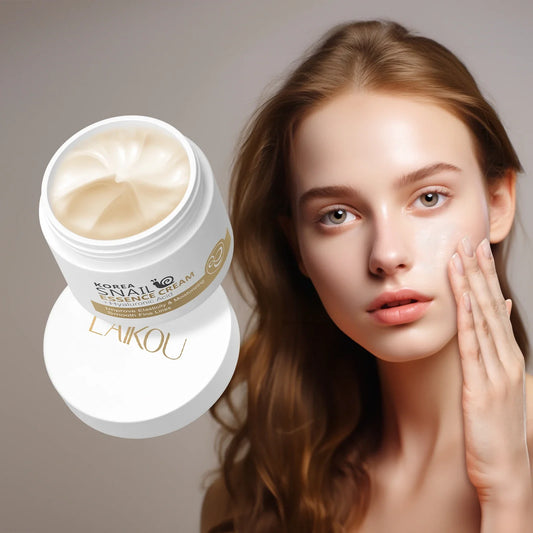 Crema facial antiedad de caracol, colágeno, hidratante, nutritiva, reparadora, reafirmante, suave, luminosa, blanqueadora