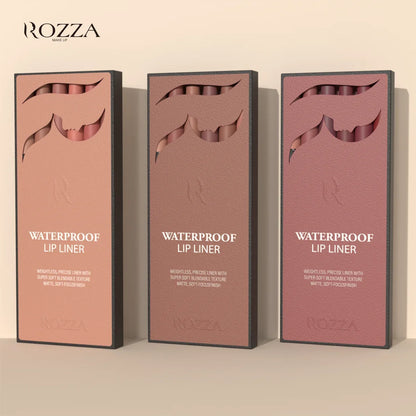 Delineador de labios mate larga duración, impermeable súper suave con textura mezclable