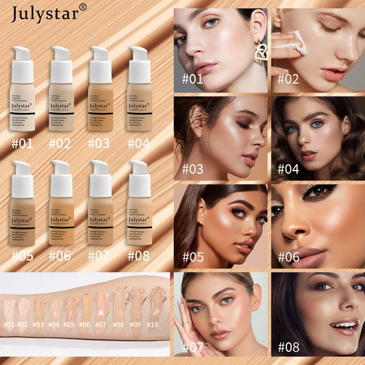 Base de maquillaje en crema con control de grasa y larga duración, no se apelmaza