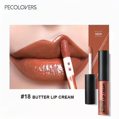 Brillo labial líquido no pegajoso, hidratante y con alta pigmentación para un maquillaje de labios sensual